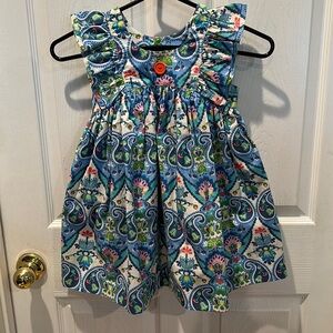 Lacey Dress Ruffle Sleeve Special Occasion 4-5 pockets